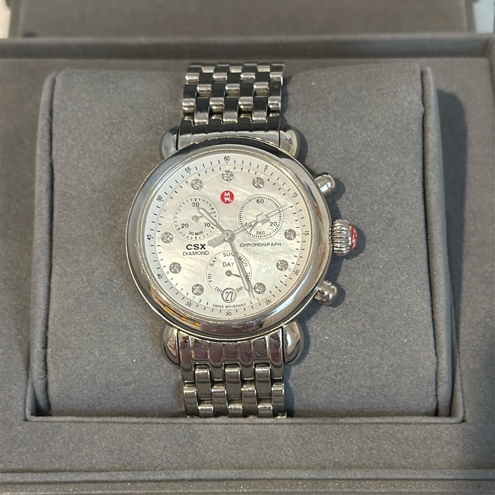 Michele CSX Diamond Watch